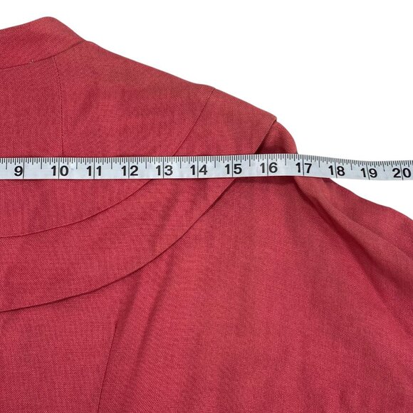 Vintage 50s Presige Junior of New York Womens Dress | Pink | Pockets Belted - Picture 11 of 14